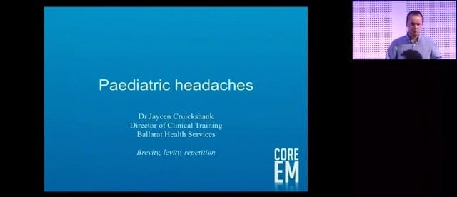 Paediatric Headache