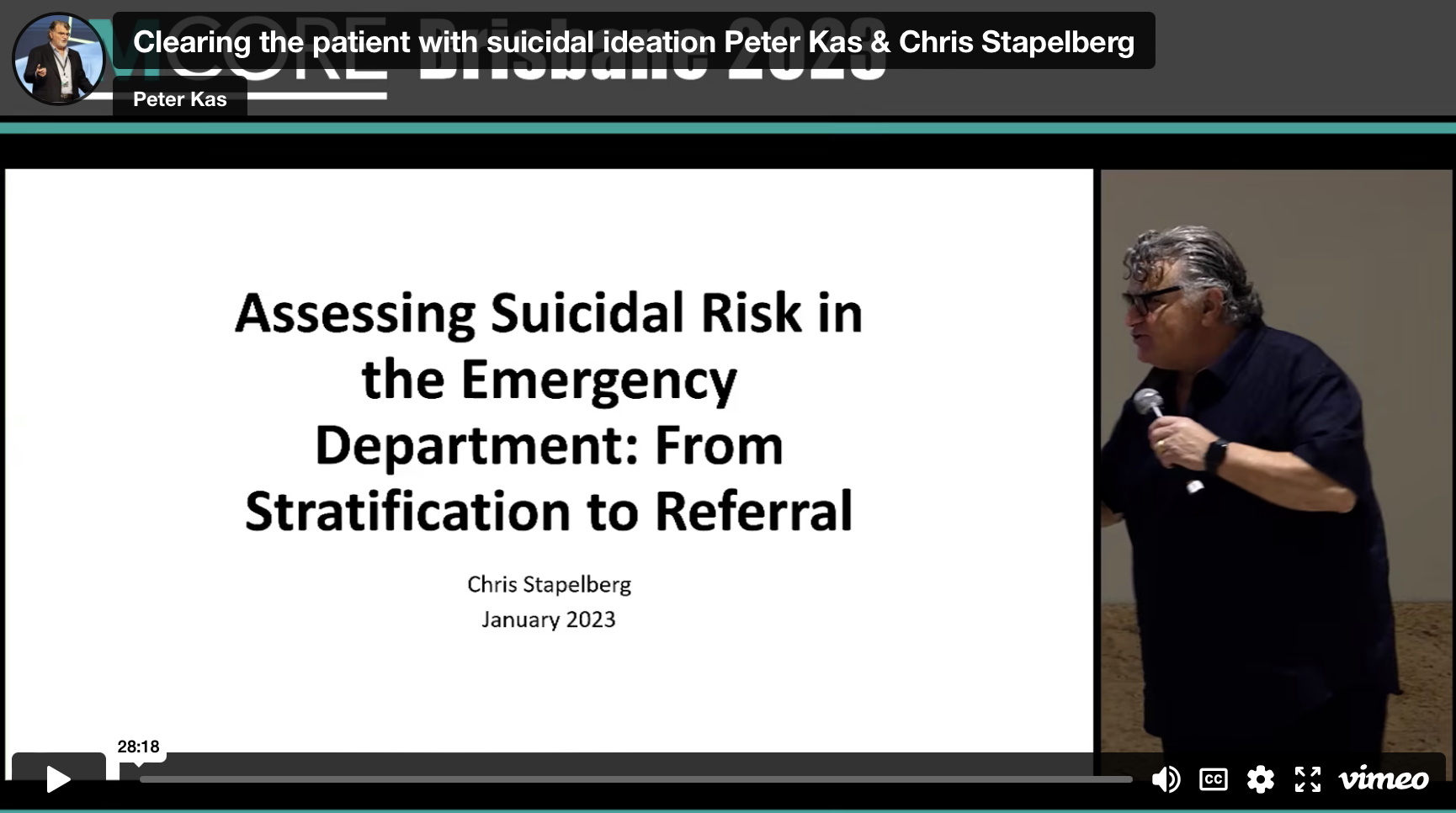 Clearing the Patient with Suicidal Ideation.