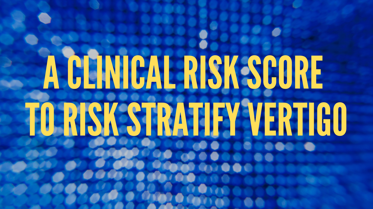 A Clinical Risk Score to Identify Serious Causes of Vertigo